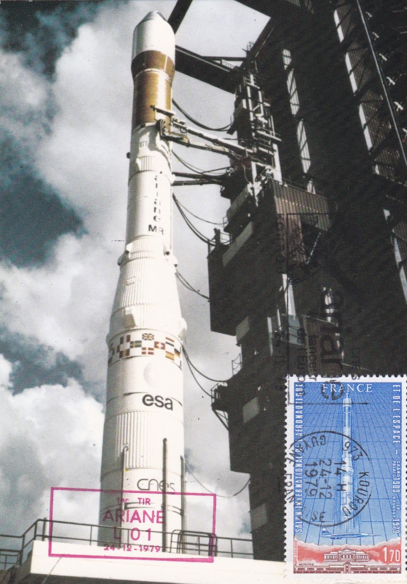 Vol L01 du 24/12/1979 (Carte Postale Maximum)