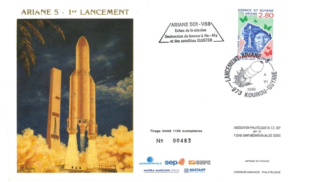 Vol 88 du 04 Juin 1996 - Première Ariane 5