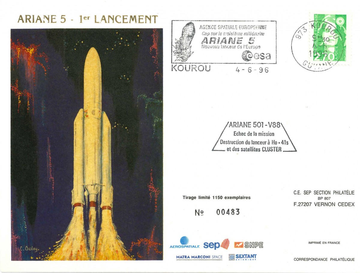Vol 88 du 04 Juin 1996 - Première Ariane 5