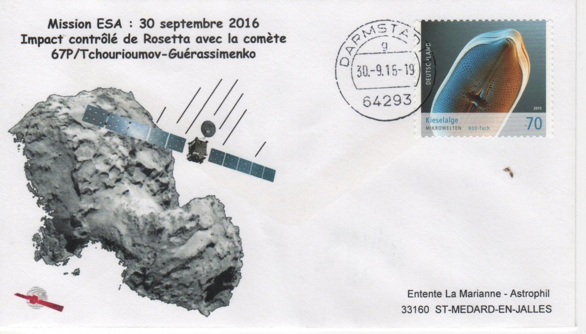 Vol 158 - 30 Septembre 2016 - Crash commandé de Rosetta sur la Comète Tchouri