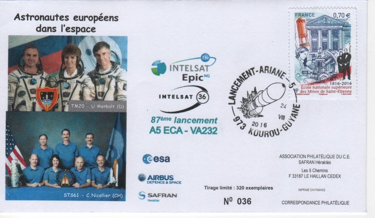 Vol VA232 du 24 Aout 2016