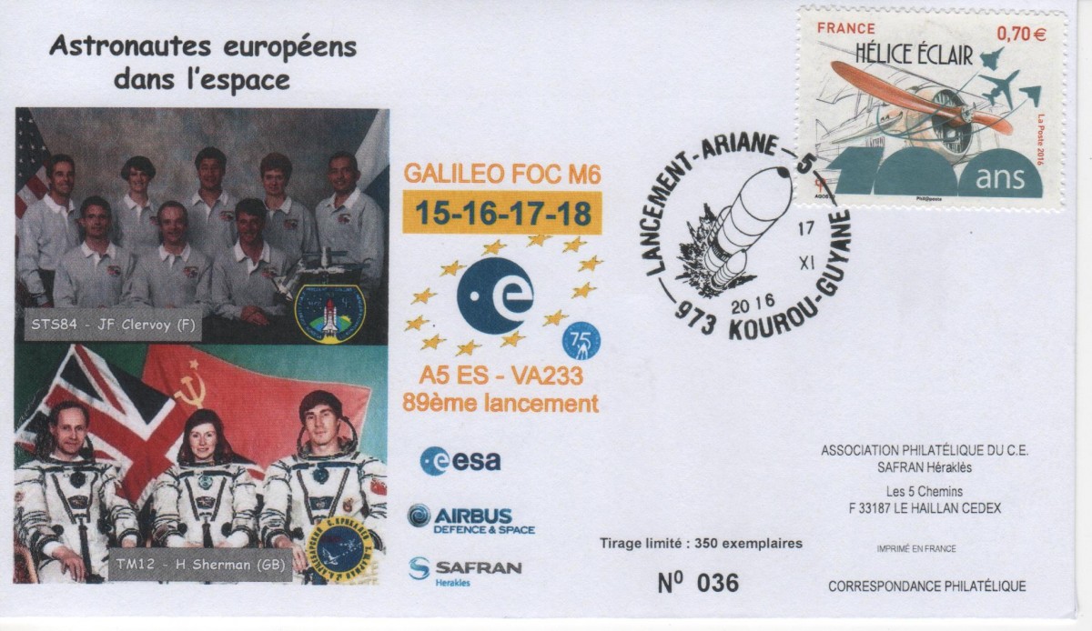 Vol VA233 du 17 Novembre 2016