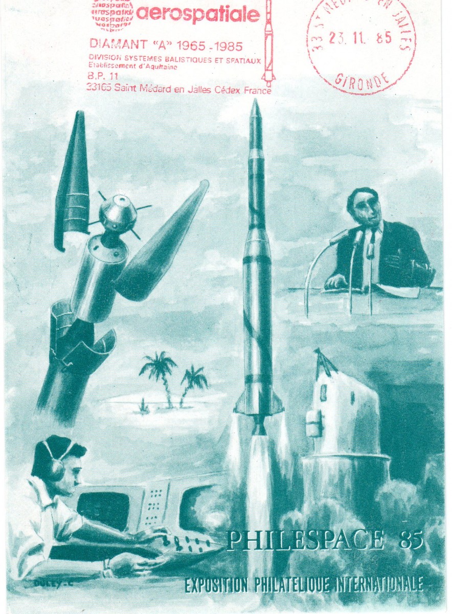Document - 23 Novembre 1985 - Exposition Philespace 85 - Aérospatiale