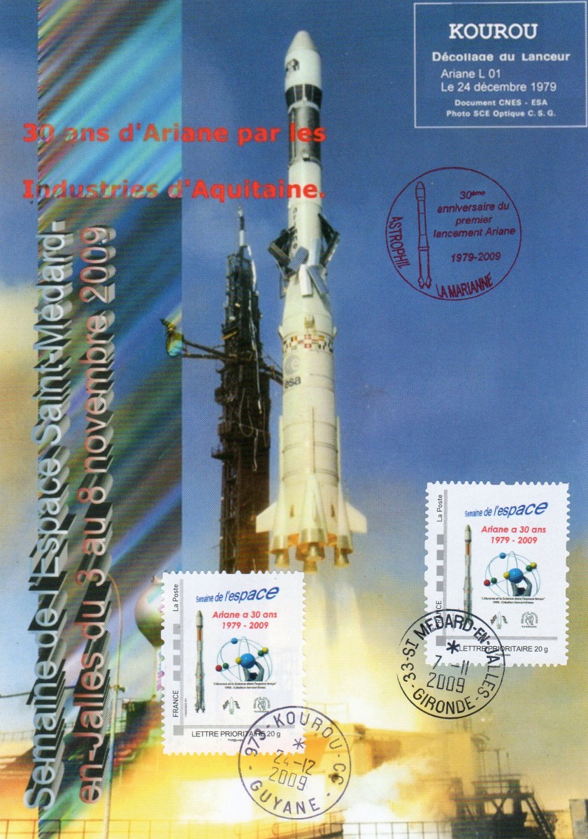 Document - Ariane - 07 Novembre 2009 Semaine de l'espace - 30ème anniversaire Ariane