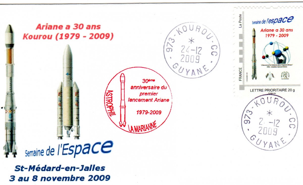 Document - Ariane - 24 Décembre 2009 30ème Anniversaire d'Ariane - Semaine de l'Espace