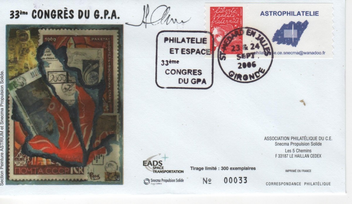 Document - 23 & 24 Septembre 2006 - Congrès GPA - Philatélie et Espace