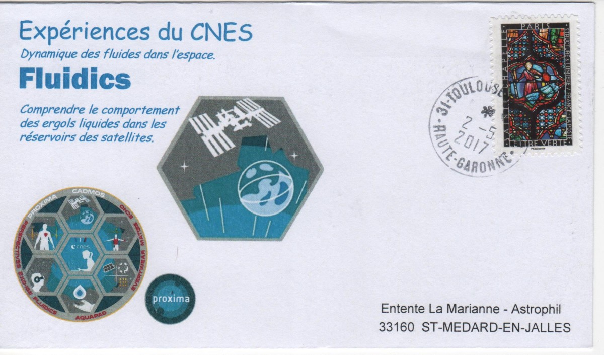Spatial - 02 Mai 2017 - Mission Proxima expérience Fluidics