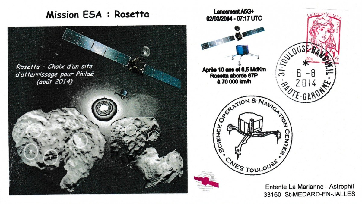 Vol 158 - 06 Aout 2014 - Mise en orbite de Rosetta autour de la Comète