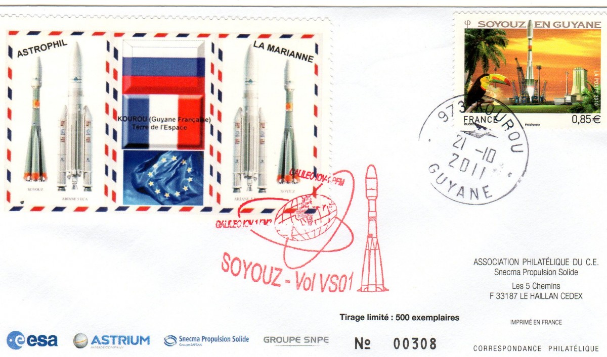 Vol - Soyouz S01 du 21 Octobre 2011