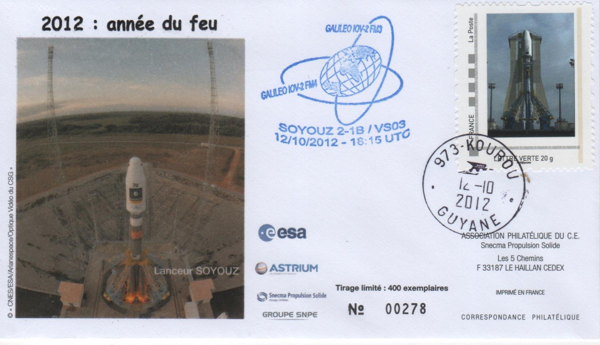 Soyouz Vol VS03 du 12 Octobre 2012