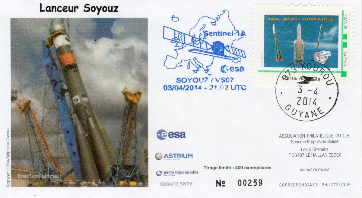 Soyouz Vol VS07 du 03 Avril 2014