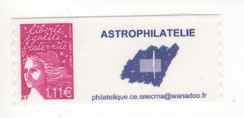 Document - Timbre personnalisé - Astrophilatélie