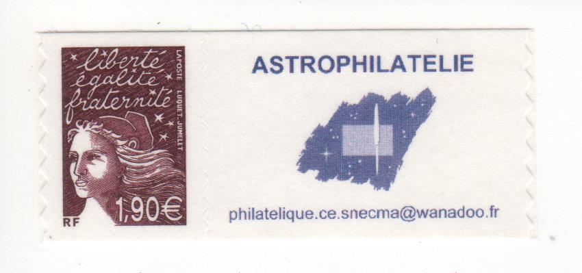 Document - Timbre personnalisé - Astrophilatélie