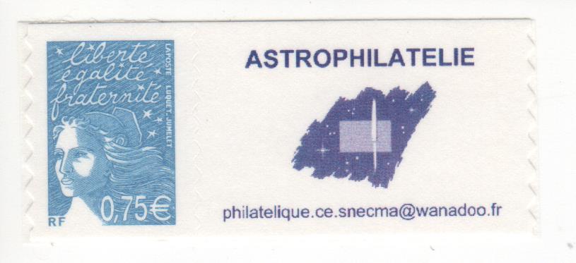 Document - Timbre personnalisé - Astrophilatélie