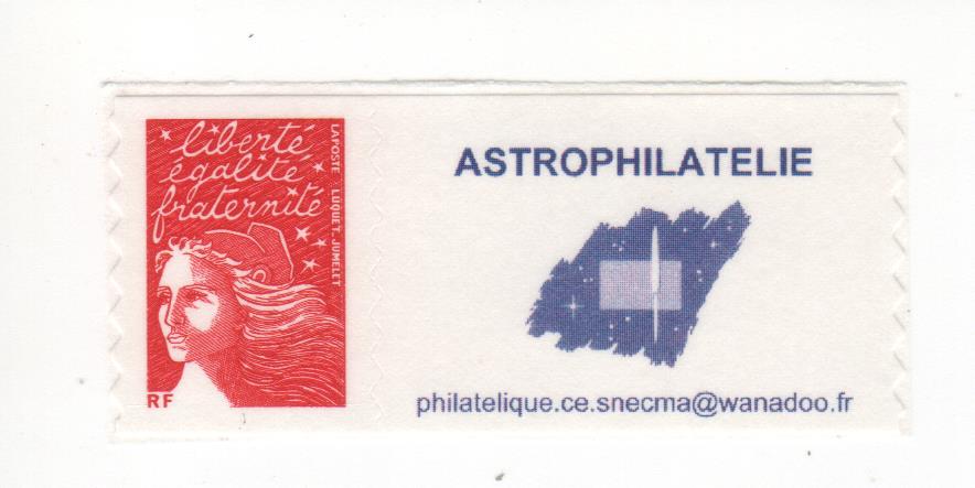 Document - Timbre personnalisé - Astrophilatélie