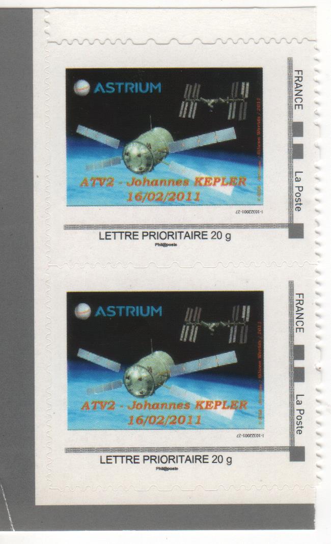 Document - Timbre à Moi - 16 Février 2011 - Lancement ATV 2 Johannes Kepler