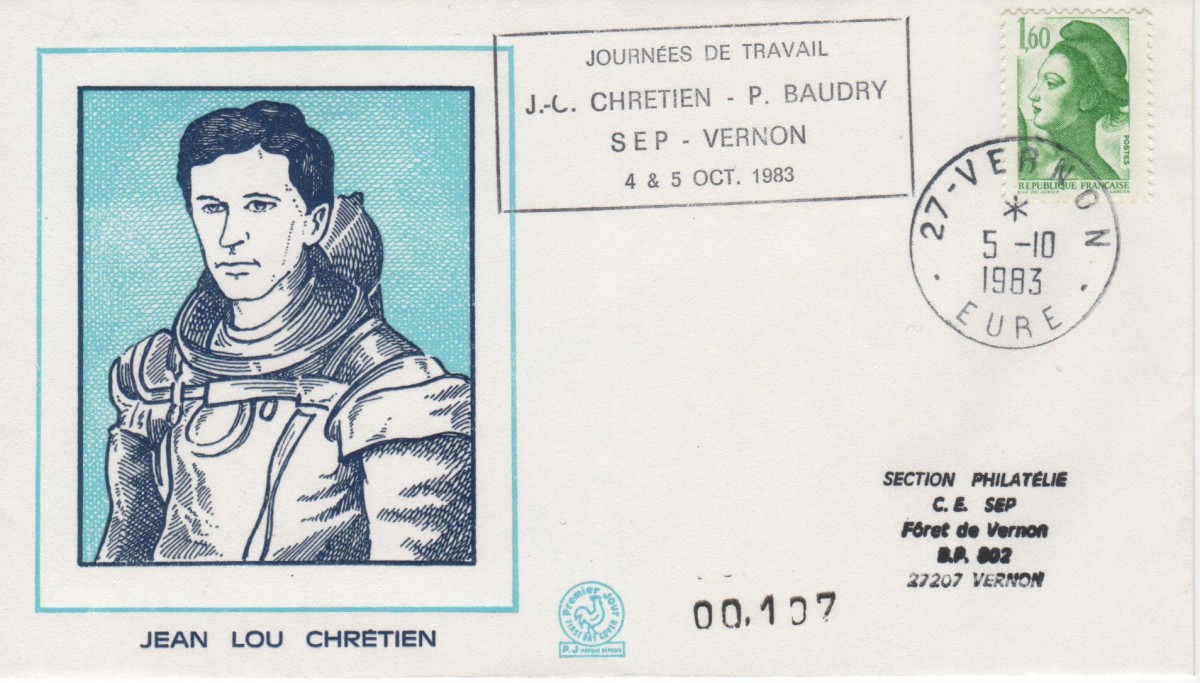 Divers : Visite de P. Baudry et JL Chrétien à la SEP de Vernon le 4 & 5 Octobre 1983