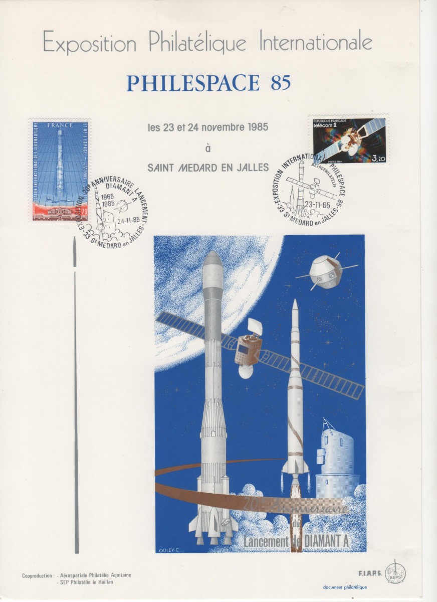 Dvers : Philespace 85 - 23 & 24 Novembre 1985