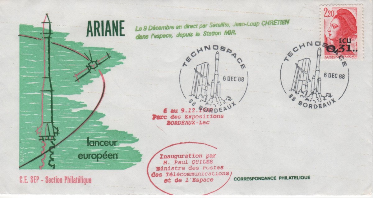 Divers : Salon Technospace du 06 au 09 Décembre 1988