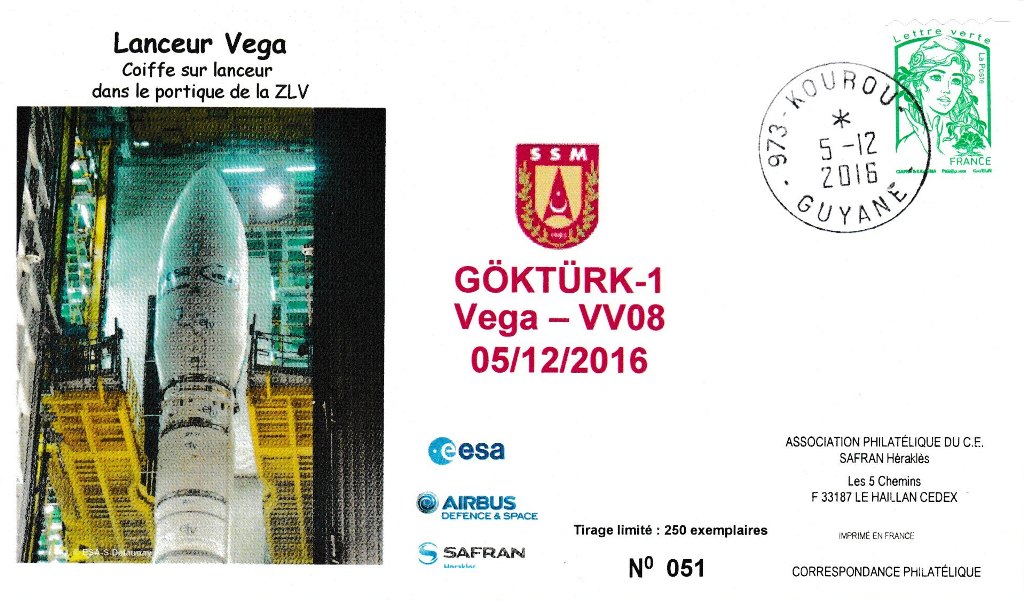 Vol Véga VV08 du 05 Décembre 2016