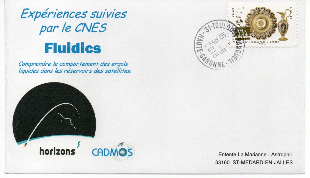 Mission Horizons - Expérience CNES Fluidics - 31 Aout 2018