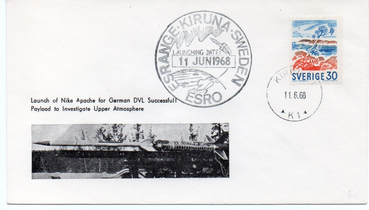 Base Kiruna (Suède) - Tir ESRO - NIKE-APACHE - 11 Juin 1968 - C2 - Réf 9020005