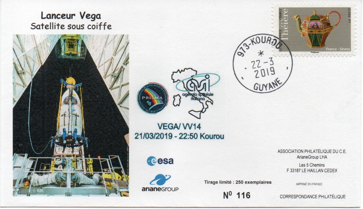 Lancement Vol VEGA VV14 - 21 Mars 2019 - 22h50 hl