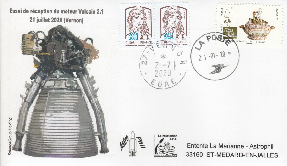 Ariane 6 - Moteur Vulcain 2.1 - Vernon (Eure) Test avant intégration 21 Juillet 2020