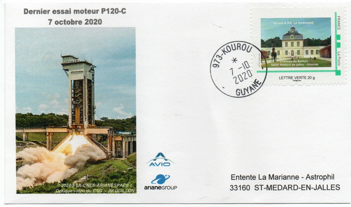 ARIANE 6 - Vega C - 3ème Test BEAP Kourou Moteur P120C - 07 Octobre 2020