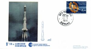 Ariane Vol 9 - Start 22/05/1984 - Enveloppe club ESA - C19