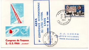 AERA - CNRS - 1er Conférence internationale du génie Spatial Paris - 13 au 18 Juin 1966 - C 20