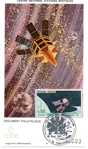 CNES - 10ème Anniversaire du Satellite EOLE - 26 Septembre 1981 - C26