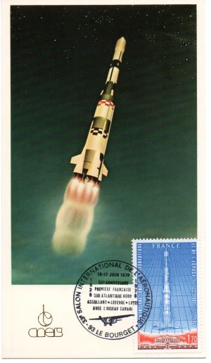 33ème salon du Bourget – 50ème anniversaire traversée Atlantique Nord – 16 Juin 1979 – Carte postale C 27