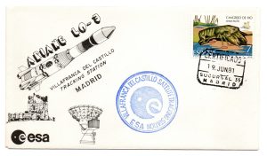 Lancement Ariane L03 - Suivi Villafranca (Espagne) - enveloppe club ESA - C28