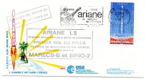 Lancement Ariane L05 - Kourou le 09 Septembre 1982 - Enveloppe Club ESA - C28