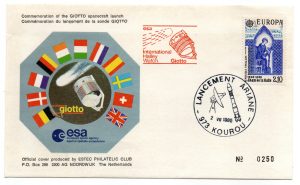 Lancement Ariane V14 - Kourou le 02 Juillet 1985 - Enveloppe Club ESTEC - C29