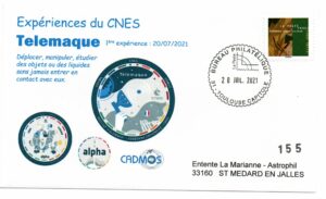 Mission ALPHA - Expérience TELEMAQUE - ISS et CADMOS 20 Juillet 2021 Toulouse