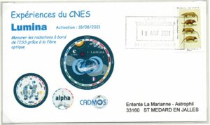 Mission ALPHA - Expérience LUMINA - ISS et CADMOS 18/08/2021 Toulouse