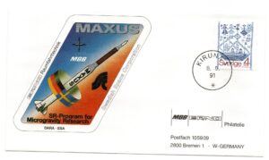 Lancement Maxus - Kiruna MAXUS 1 - 08 Mai 1991 - Enveloppe ERNO - C 34