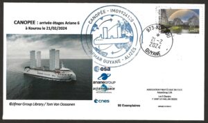 21 Février 2024 - Arrivée à Kourou du Navire Canopée transportant les 1er et 2ème étage du Lanceur Ariane 6 Premier lancement