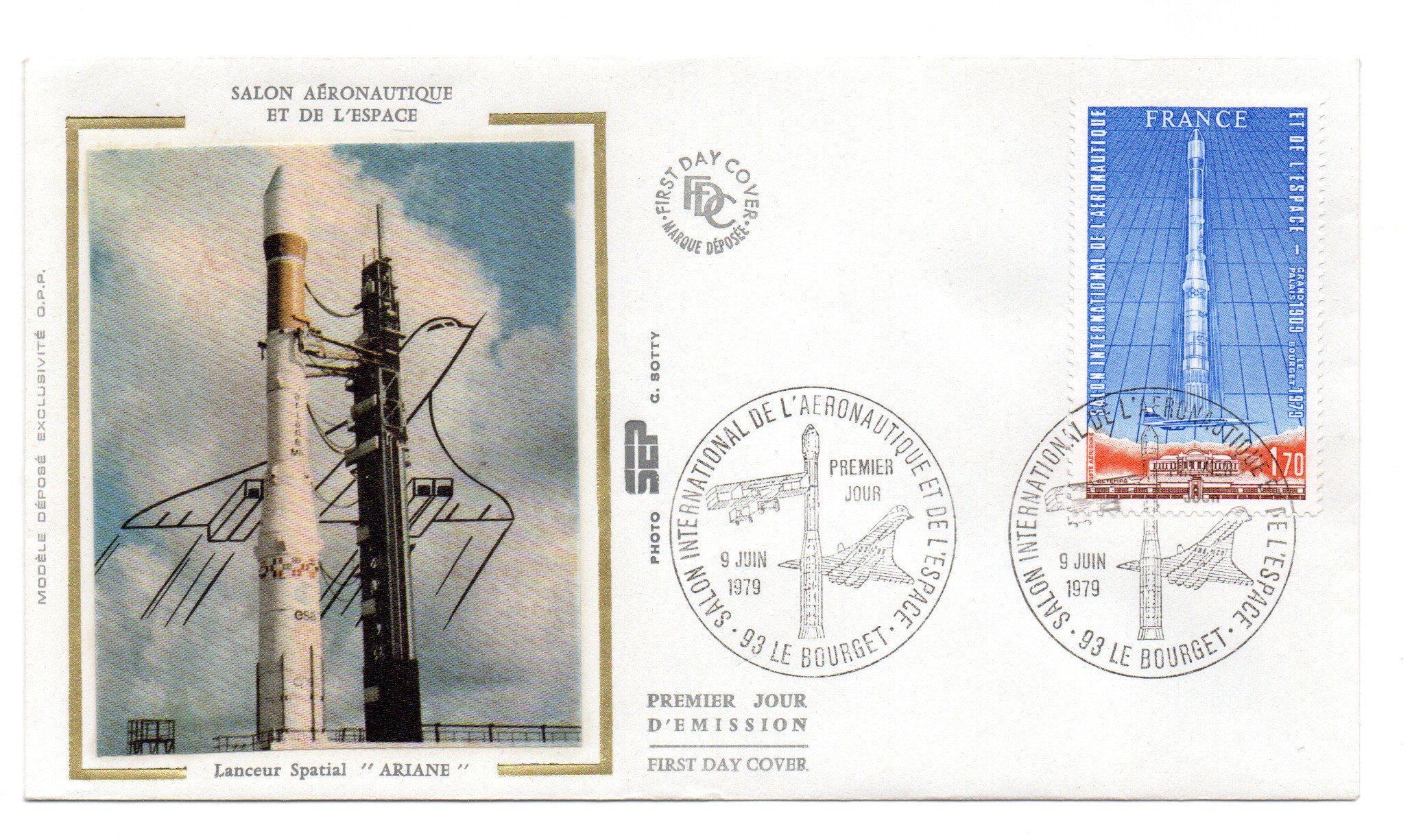 Premier jour Salon de l'Aéronautique et de l'Espace - Le Bourget 09/06/1979 - C35