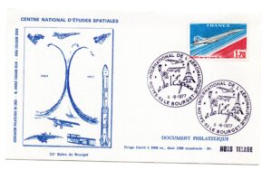 Salon de l’Aéronautique et de l’Espace 06/06/1977 – Enveloppe CNES - C35