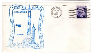 Lancement Apollo 15 – Suivi Radar Base EGLIN 26/07/1971 – C38 - Réf 9030014