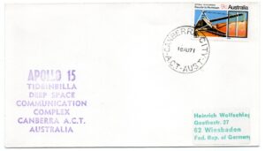 Apollo 15 Suivi retour – Suivi Radar Tidbinbilla - Canberra Australie 06/08/1971 – C38 - réf 9030025