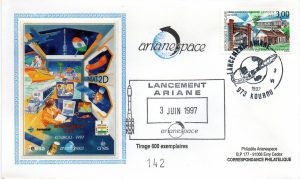 Lancement Ariane 4 - vol 97 - Kourou 03 Juin 1997 - Arianespace - C 51 - 9010475