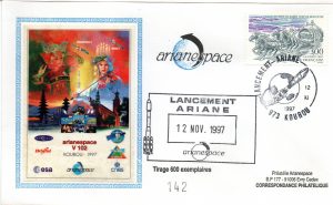 Lancement Ariane 4 - vol 102 - Kourou 12 Novembre 1997 - Arianespace - C 51 - 9010478