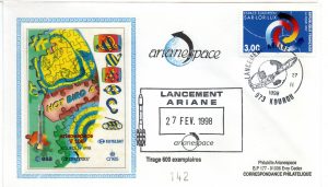 Lancement Ariane 4 - Vol 106 - Kourou 27 Février 1998 - Arianespace - C 51 - 9010482