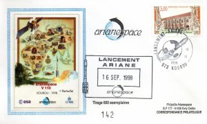 Lancement Ariane 4 - vol 110 - Kourou 16 Septembre 1998 - Arianespace - C 52 - 9010486
