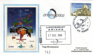 Lancement Ariane 4 - vol 115 - Kourou 21 Décembre 1998 - Arianespace - C 52 - 9010491