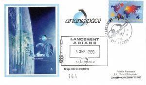 Lancement Ariane 4 - vol 120 - Kourou 04 Septembre 1999 - Arianespace - C 52 - 9010495